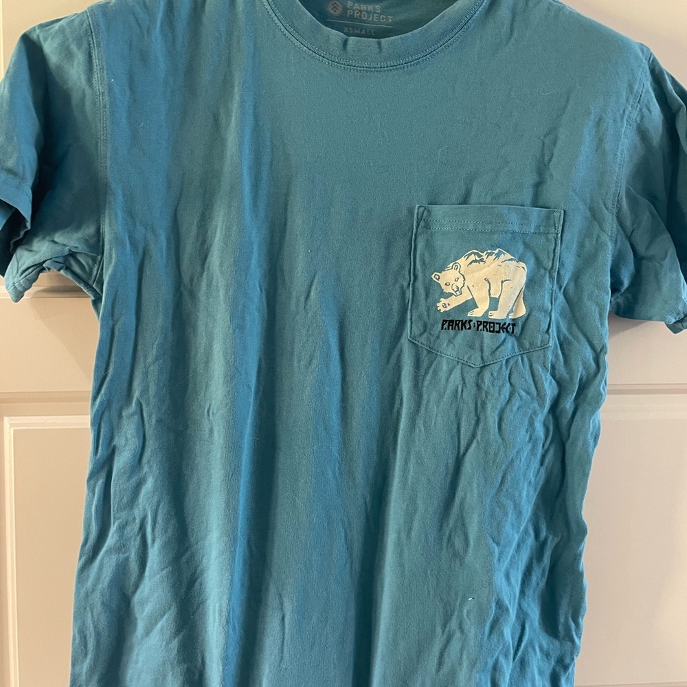 Parks Project Teal Bear Pocket Tee REI